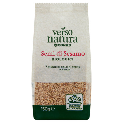CONAD VERSO NATURA Semi di Sesamo Biologici 150 g-image