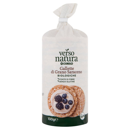 CONAD VERSO NATURA Gallette di Grano Saraceno Biologiche 100 g-image