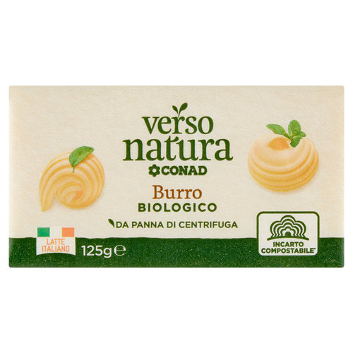 CONAD VERSO NATURA Burro Biologico 125 g-image