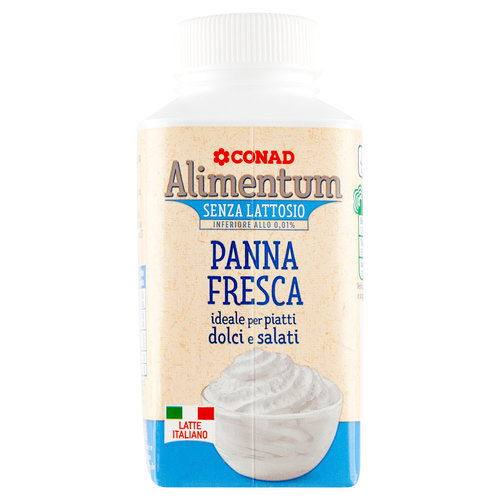 CONAD Alimentum Senza Lattosio Panna Fresca 250 ml-image