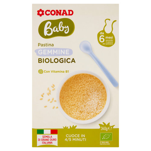 CONAD Baby Gemmine Pastina Biologica 340 g-image