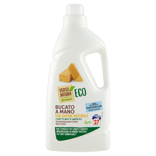 CONAD VERSO NATURA Bucato a Mano con Sapone naturale 1 l-image