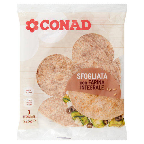 CONAD Sfogliata con Farina Integrale 3 x 75 g-image