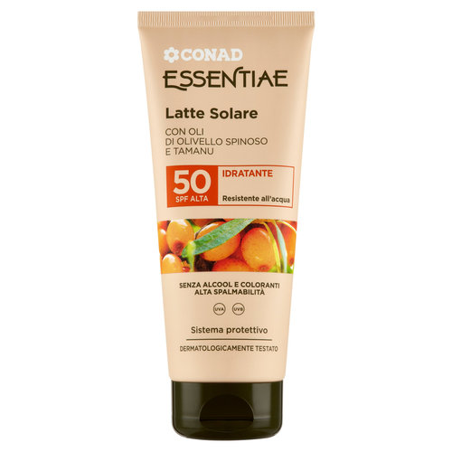 CONAD Essentiae Latte Solare 50 SPF Alta Idratante 200 ml-image