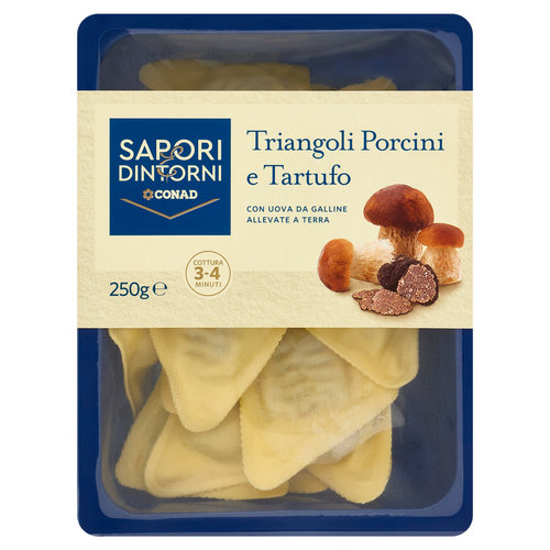 Triangoli porcini e tartufo con carciofi e pecorino Ricette Conad
