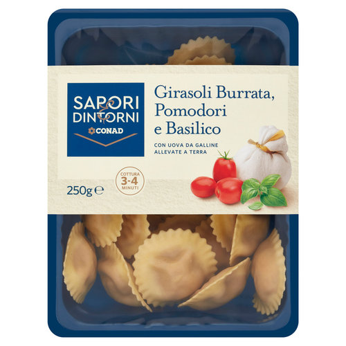 SAPORI & DINTORNI CONAD Girasoli Burrata, Pomodori e Basilico 250 g-image