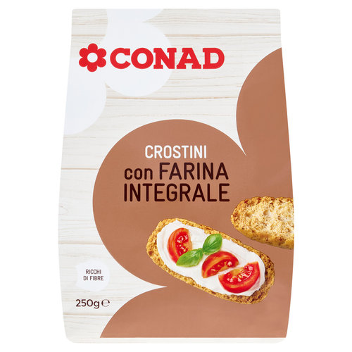 CONAD Crostini con Farina Integrale 250 g-image