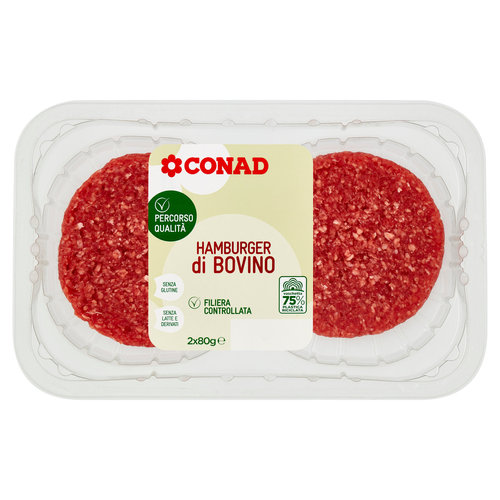 CONAD Percorso Qualità Hamburger di Bovino 2 x 80 g-image