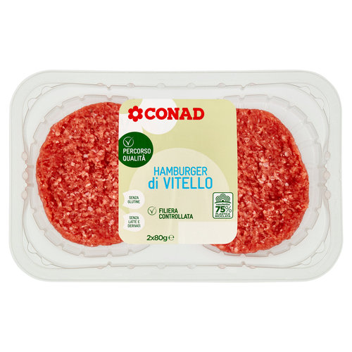 CONAD Percorso Qualità Hamburger di Vitello 2 x 80 g-image
