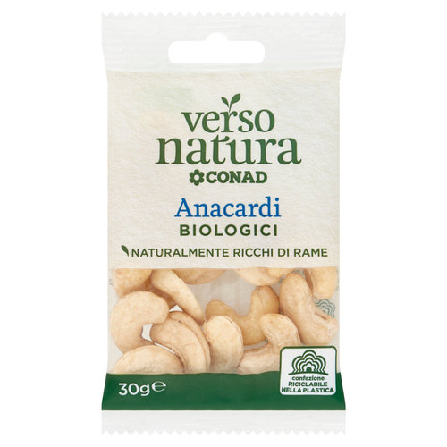 CONAD VERSO NATURA Anacardi Biologici 30 g-image