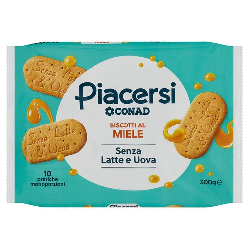PIACERSI CONAD Biscotti al Miele 10 x 30 g-image