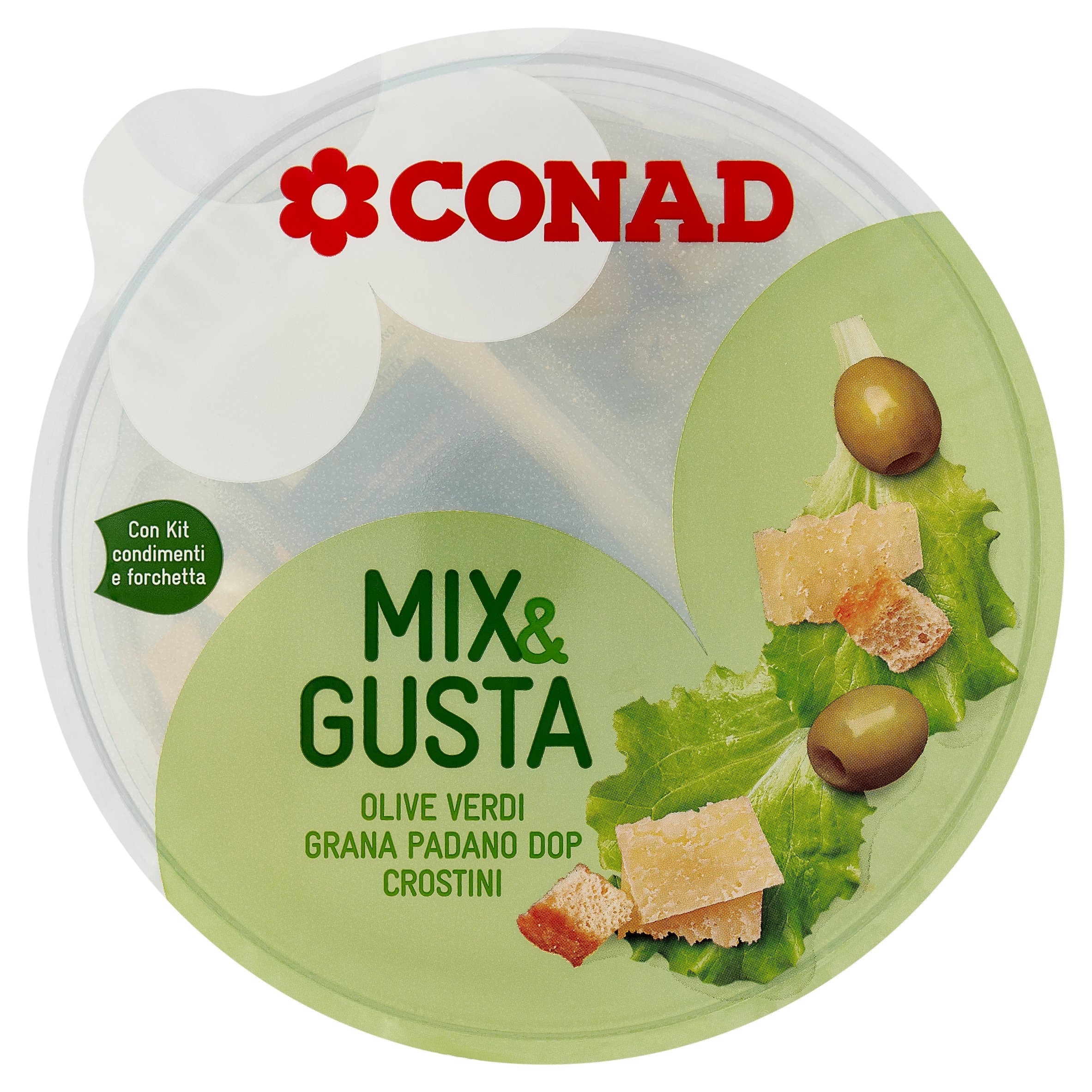 conad mix & gusta olive verdi grana padano dop crostini 120 g-alt
