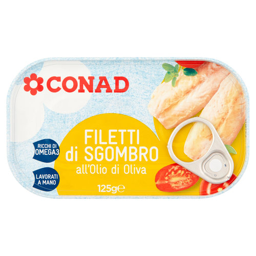 CONAD Filetti di Sgombro all'Olio di Oliva 125 g-image