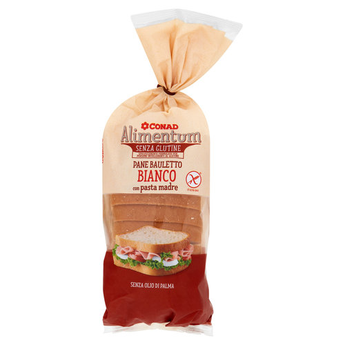 CONAD Alimentum Senza Glutine Pane Bauletto Bianco con pasta madre 300 g-image