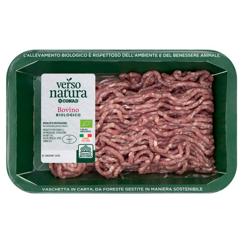 CONAD VERSO NATURA Macinato di Bovino Biologico 0,300 kg-image