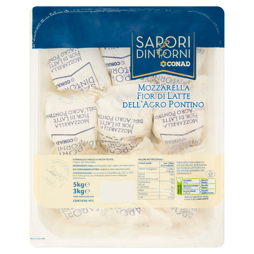 SAPORI & DINTORNI CONAD Mozzarella Fior di Latte dell'Agro Pontino 3 kg-image