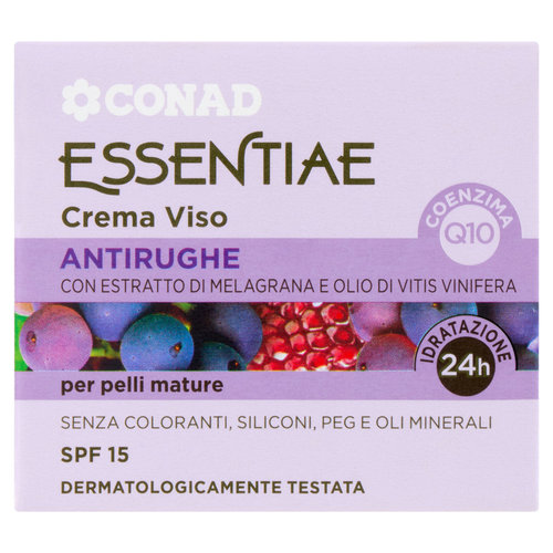 CONAD Essentiae Crema Viso Antirughe per pelli mature SPF 15 50 ml-image