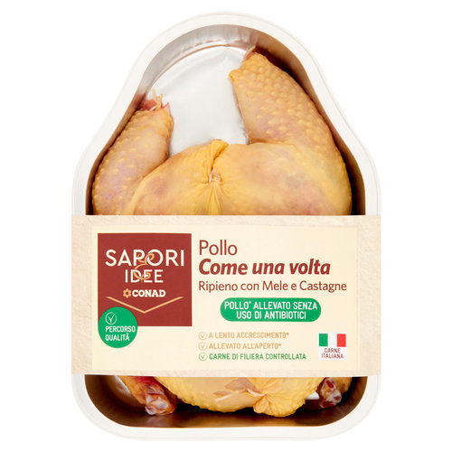 SAPORI & IDEE CONAD Percorso Qualità Pollo Come una volta Ripieno con Mele e Castagne 1,000 kg-image