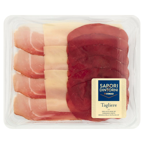 SAPORI & DINTORNI CONAD Tagliere Speck AltoAdige IGP-Formaggio Veneto-Bresaola Valtellina IGP 0,12kg-image