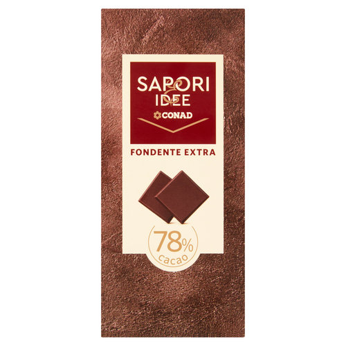 SAPORI & IDEE CONAD Fondente Extra 78% Cacao 100 g-image