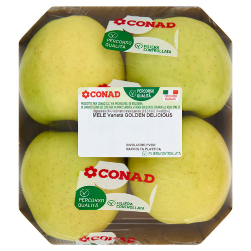 CONAD Percorso Qualità Mele Golden Delicious Italia Cal. 75/80 750 g-image