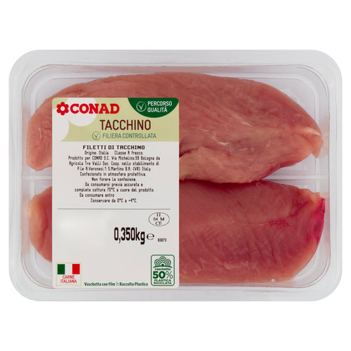 CONAD Percorso Qualità Filetti di Tacchino 0,350 kg-image