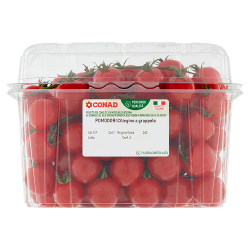 CONAD Percorso Qualità Pomodori Ciliegino a grappolo Italia 1 kg-image