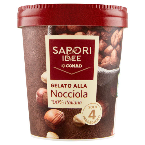 SAPORI & IDEE CONAD Gelato alla Nocciola 100% Italiana 300 g-image