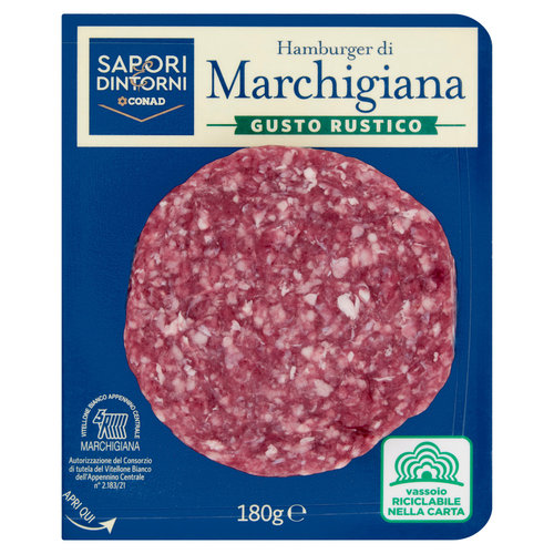 SAPORI & DINTORNI CONAD Hamburger di Marchigiana Gusto Rustico 180 g-image