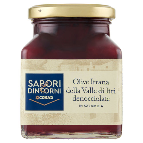 SAPORI & DINTORNI CONAD Olive Itrana della Valle di Itri denocciolate in Salamoia 285 g-image