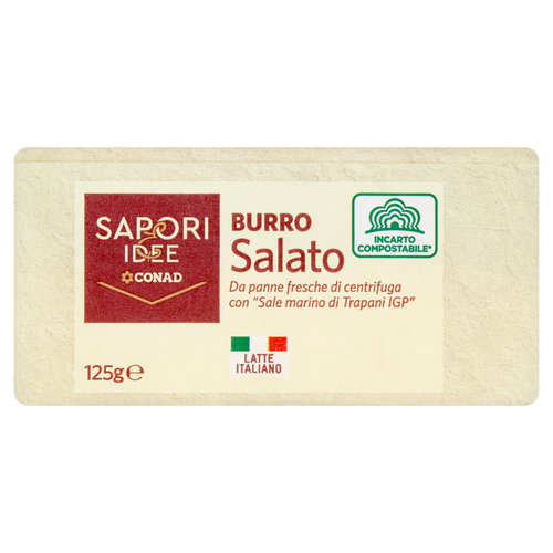 SAPORI & IDEE CONAD Burro Salato 125 g-image