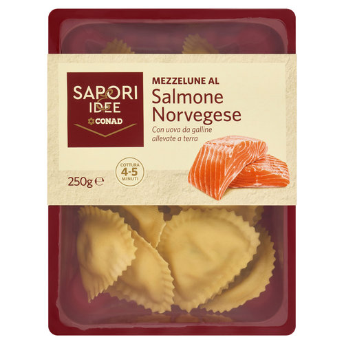 SAPORI & IDEE CONAD Mezzelune al Salmone Norvegese 250 g-image