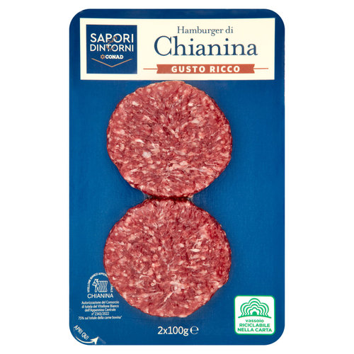 SAPORI & DINTORNI CONAD Hamburger di Chianina Gusto Ricco 2 x 100 g-image