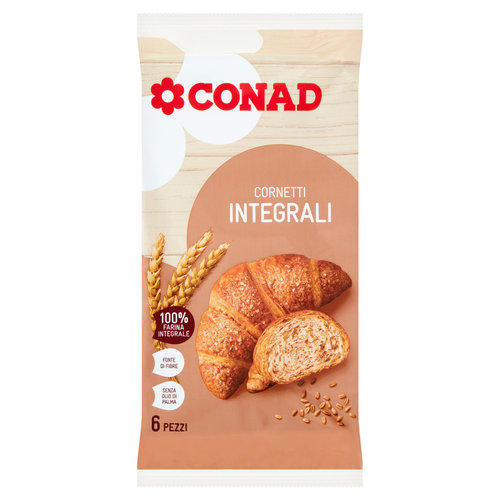 CONAD Cornetti Integrali 6 Pezzi 240 g-image