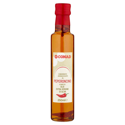 CONAD Condimento Aromatizzato al Peperoncino a Base di Olio Extra Vergine di Oliva 250 ml-image