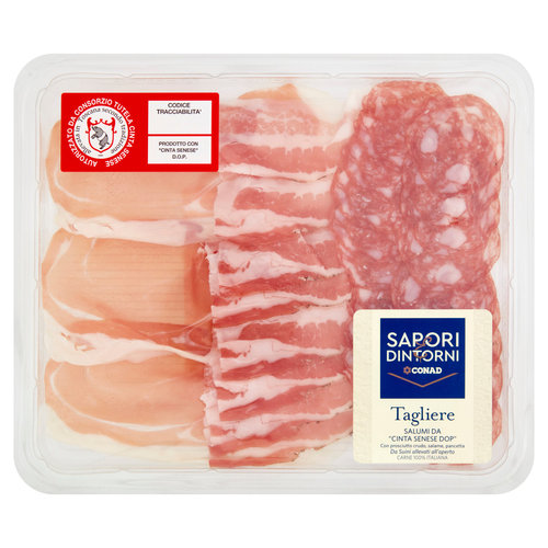 SAPORI & DINTORNI CONAD Tagliere Salumi da "Cinta Senese DOP" 0,080 kg-image