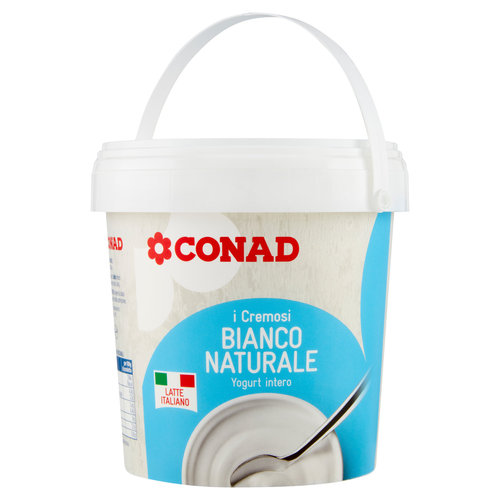 CONAD I Cremosi Bianco Naturale Yogurt Intero 1 kg-image