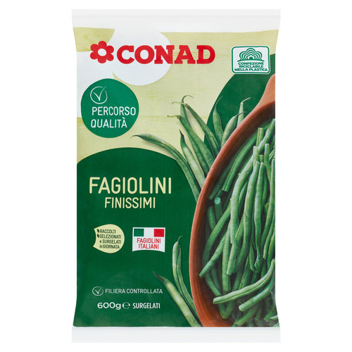 CONAD Percorso Qualità Fagiolini Finissimi Surgelati 600 g-image