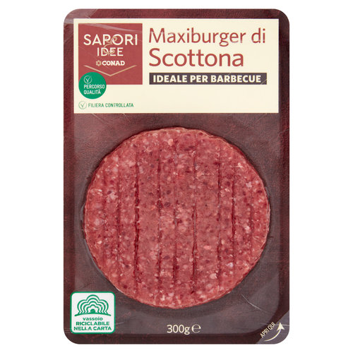 SAPORI & IDEE CONAD Percorso Qualità Maxiburger di Scottona benessere 300 g-image