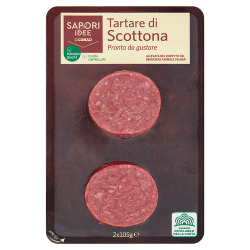 SAPORI & IDEE CONAD Percorso Qualità Tartare di Scottona benessere 2 x 105 g-image