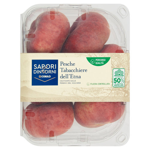 SAPORI & DINTORNI CONAD Percorso Qualità Pesche Tabacchiere dell'Etna Italia Cal. AA 750 g-image