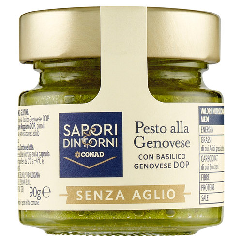 SAPORI & DINTORNI CONAD Pesto alla Genovese con Basilico Genovese DOP Senza Aglio 90 g-image