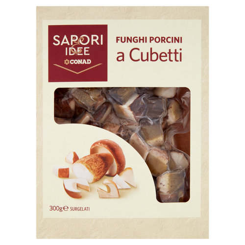 SAPORI & IDEE CONAD Funghi Porcini a Cubetti Surgelati 300 g-image