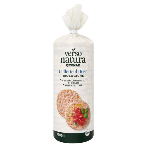 CONAD VERSO NATURA Gallette di Riso Biologiche 150 g-image
