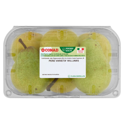 CONAD Percorso Qualità Pere Williams Italia Cal. 60/65 1 kg-image
