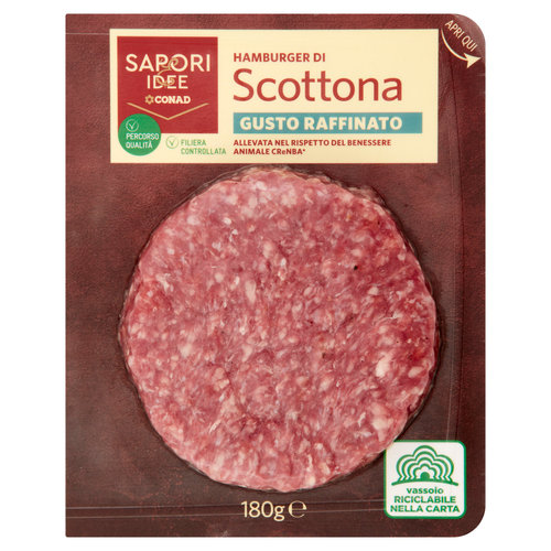 SAPORI & IDEE CONAD Percorso Qualità Hamburger di Scottona benessere Gusto Raffinato 180 g-image