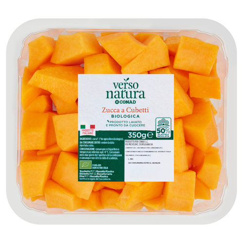 CONAD VERSO NATURA Zucca a Cubetti Biologica 350 g-image
