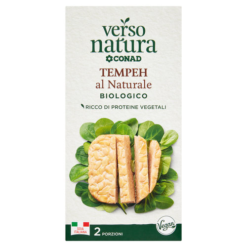 CONAD VERSO NATURA Tempeh al Naturale Biologico 2 x 75 g-image