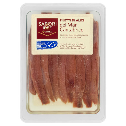 SAPORI & IDEE CONAD Filetti di Alici del Mar Cantabrico 60 g-image