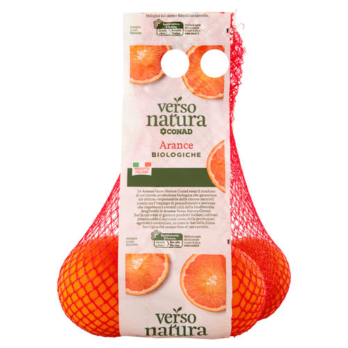 CONAD VERSO NATURA Arance Biologiche Washington Navel Italia Cal. 4 1 kg-image